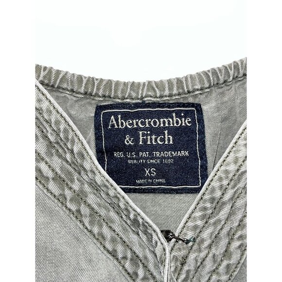 Abercrombie & Fitch Green Adjustable Straps Sleeveless Jumpsuit Women's Size XS - Picture 4 of 9